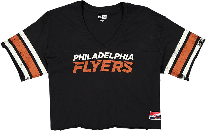 Philadelphia Flyers Throwback Cropped Women's T-Shirt