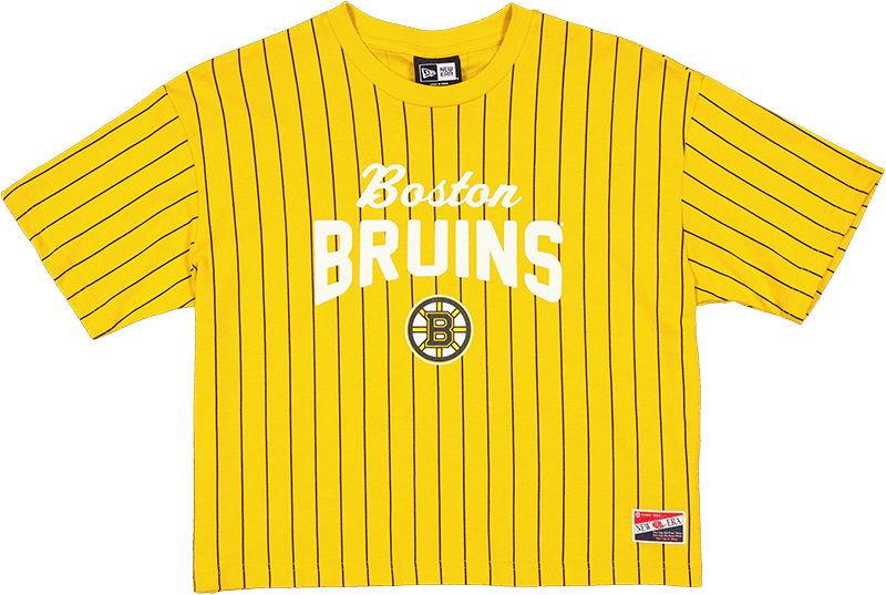 Boston Bruins Throwback Pinstripe Women's T-Shirt