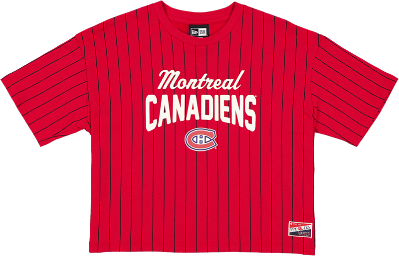 Montreal Canadiens Throwback Pinstripe Women's T-Shirt