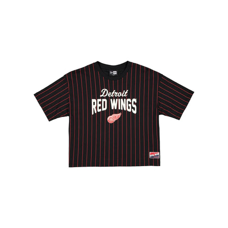 Detroit Red Wings Throwback Pinstripe Women's T-Shirt