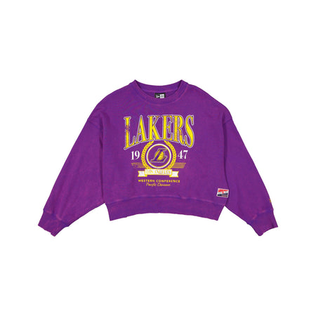 Los Angeles Lakers Throwback Women's Crewneck