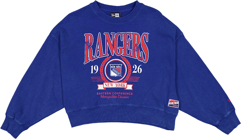 New York Rangers Throwback Women's Crewneck