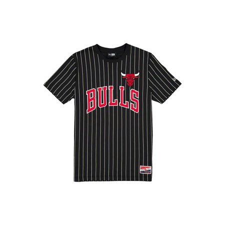 Chicago Bulls Throwback Pinstripe Wordmark T-Shirt