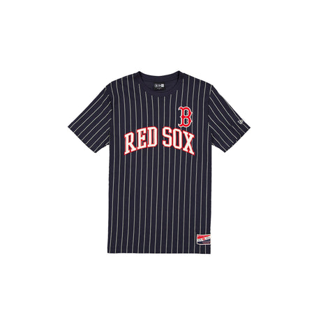 Boston Red Sox Throwback Pinstripe Wordmark T-Shirt