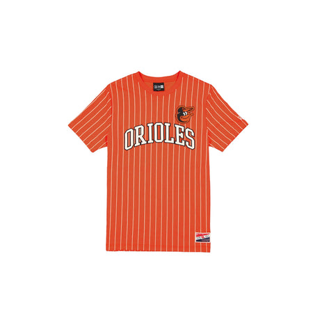 Baltimore Orioles Throwback Pinstripe Wordmark T-Shirt