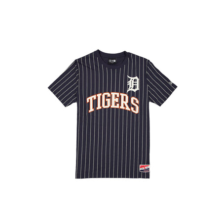 Detroit Tigers Throwback Pinstripe Wordmark T-Shirt