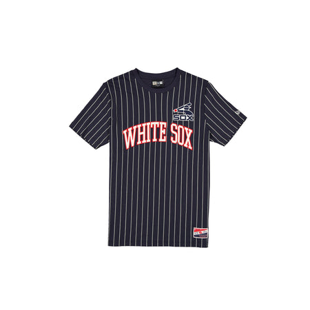 Chicago White Sox Throwback Pinstripe Wordmark T-Shirt