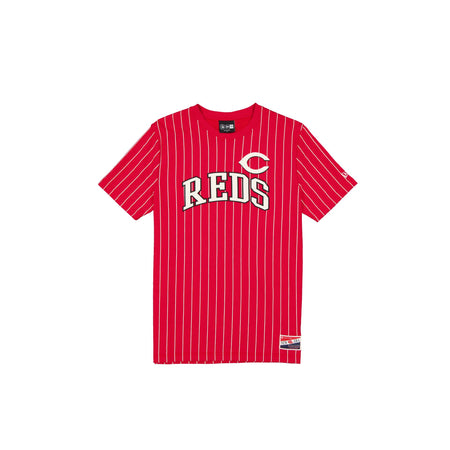 Cincinnati Reds Throwback Pinstripe Wordmark T-Shirt