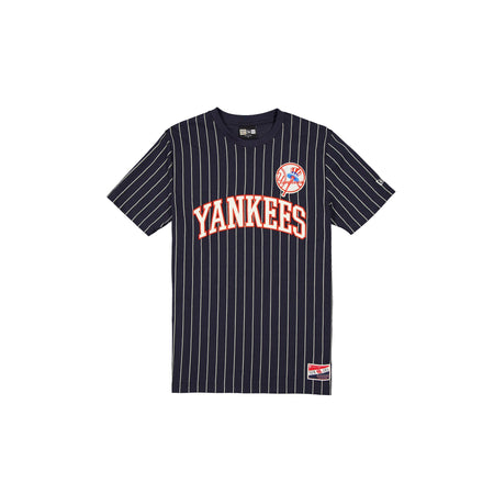 New York Yankees Throwback Pinstripe Wordmark T-Shirt