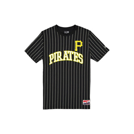 Pittsburgh Pirates Throwback Pinstripe Wordmark T-Shirt