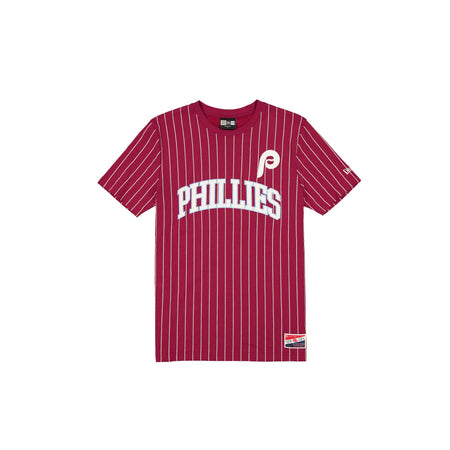 Philadelphia Phillies Throwback Pinstripe Wordmark T-Shirt