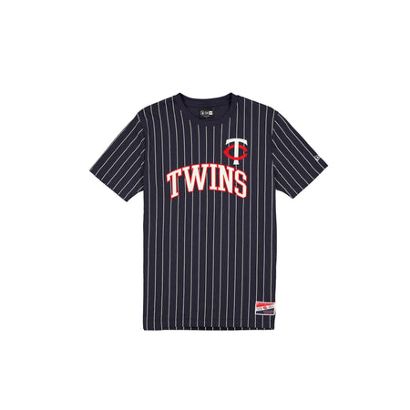 Minnesota Twins Throwback Pinstripe Wordmark T-Shirt