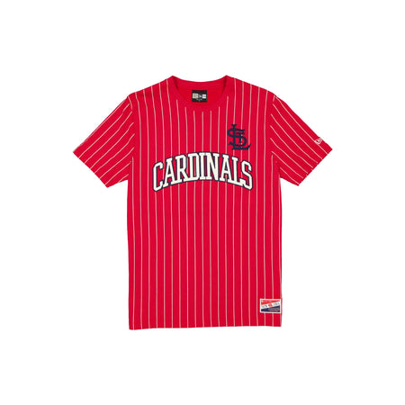 St. Louis Cardinals Throwback Pinstripe Wordmark T-Shirt