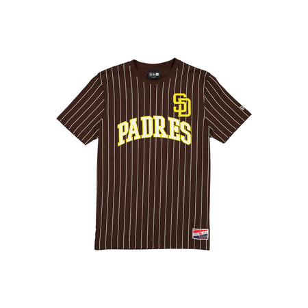 San Diego Padres Throwback Pinstripe Wordmark T-Shirt