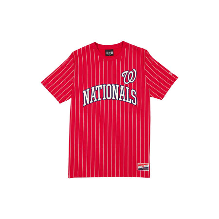 Washington Nationals Throwback Pinstripe Wordmark T-Shirt