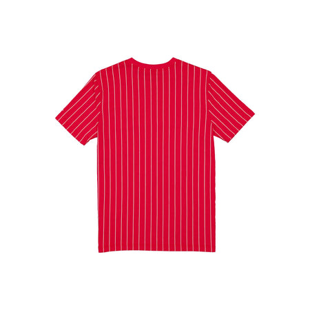 Detroit Red Wings Throwback Pinstripe Wordmark T-Shirt