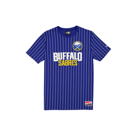 Buffalo Sabres Throwback Pinstripe Wordmark T-Shirt