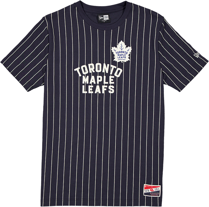 Toronto Maple Leafs Throwback Pinstripe Wordmark T-Shirt