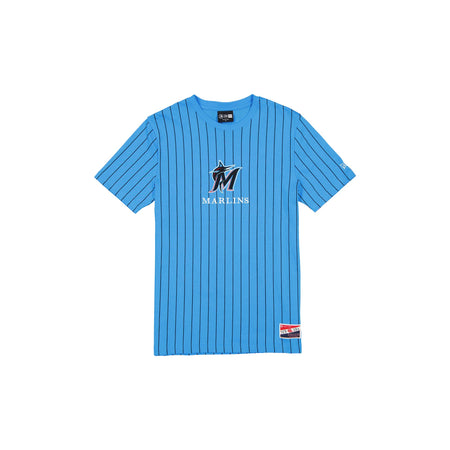 Miami Marlins Throwback Pinstripe T-Shirt