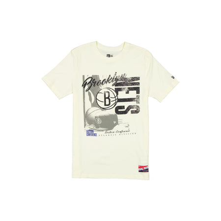 Brooklyn Nets Throwback White T-Shirt