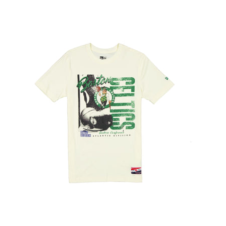 Boston Celtics Throwback White T-Shirt