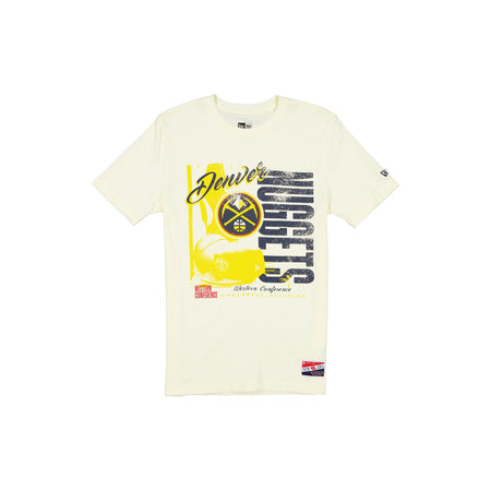 Denver Nuggets Throwback White T-Shirt