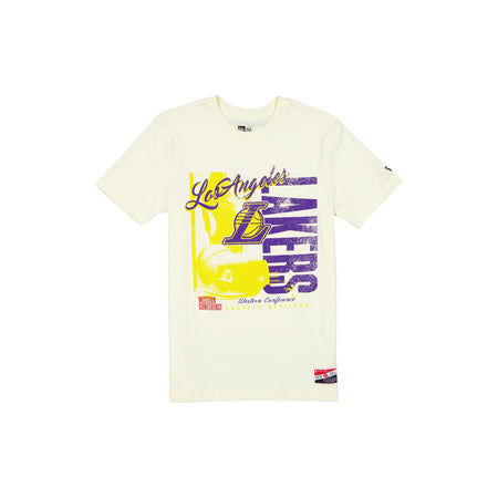 Los Angeles Lakers Throwback White T-Shirt