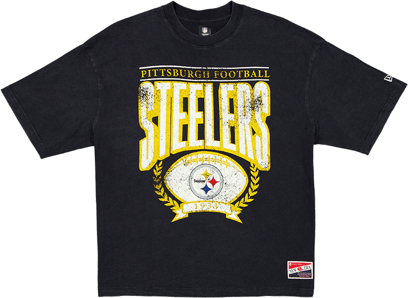 Pittsburgh Steelers Throwback Boxy T-Shirt