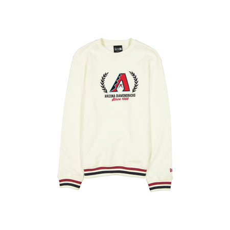 Arizona Diamondbacks Throwback Chrome White Crewneck