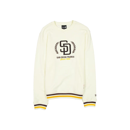 San Diego Padres Throwback Chrome White Crewneck