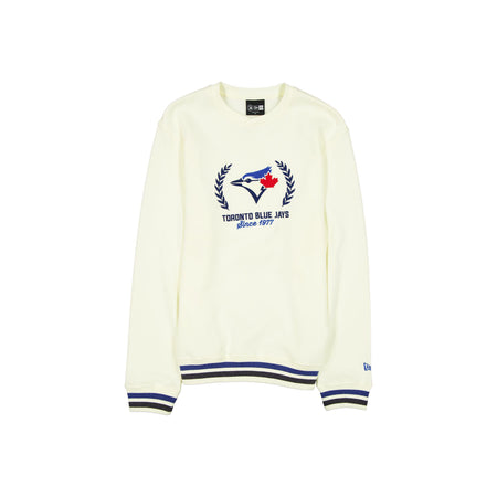 Toronto Blue Jays Throwback Chrome White Crewneck