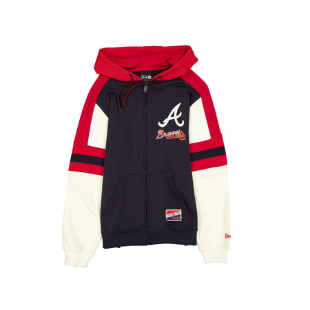 Atlanta Braves Throwback Zipper Hoodie