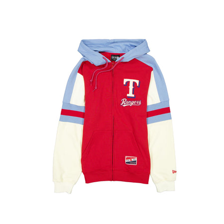 Texas Rangers Throwback Zipper Hoodie