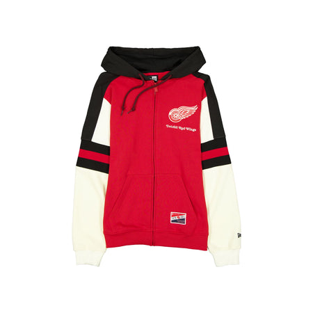 Detroit Red Wings Throwback Zipper Hoodie