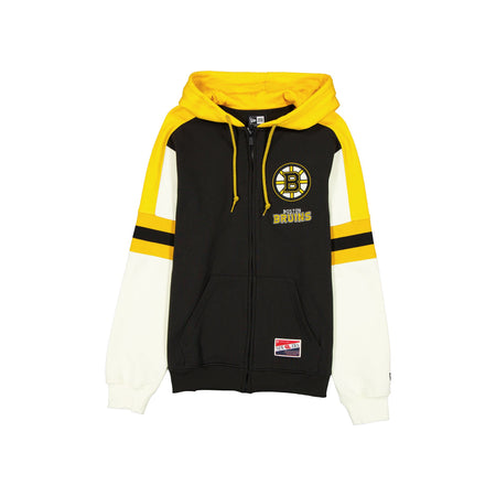 Boston Bruins Throwback Zipper Hoodie