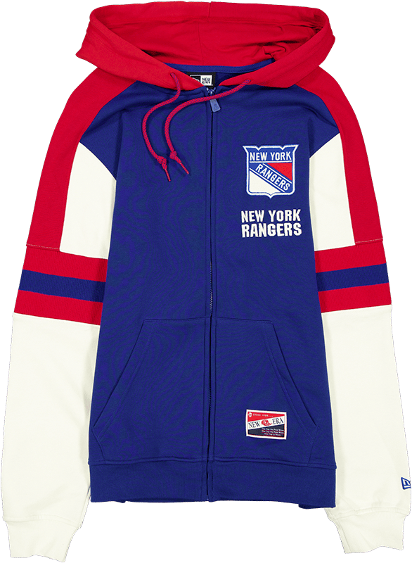 New York Rangers Throwback Zipper Hoodie