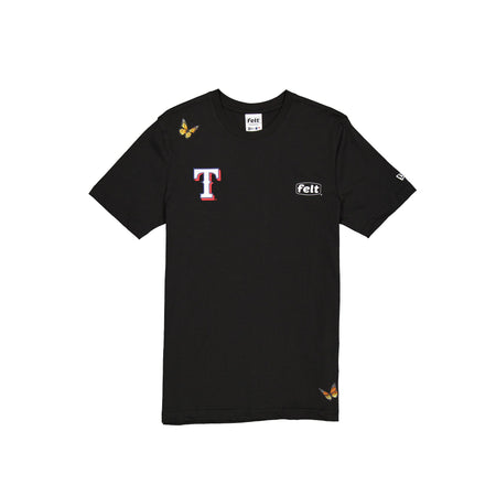 FELT x Texas Rangers Black T-Shirt