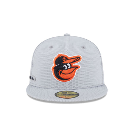 Baltimore Orioles 2025 Clubhouse Gray 59FIFTY Fitted Hat