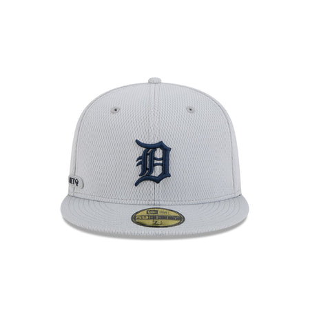 Detroit Tigers 2025 Clubhouse Gray 59FIFTY Fitted Hat