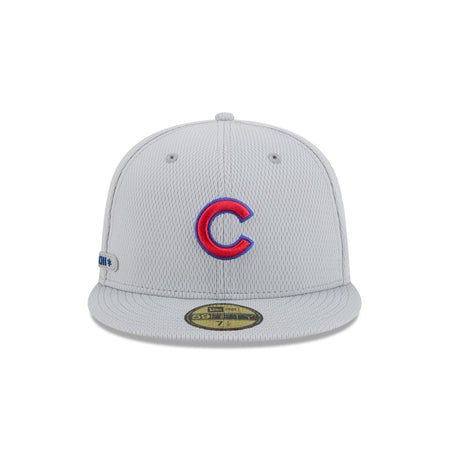 Chicago Cubs 2025 Clubhouse Gray 59FIFTY Fitted Hat