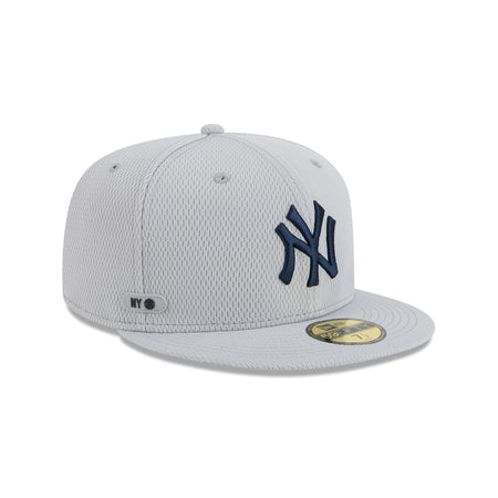 New York Yankees 2025 Clubhouse Gray 59FIFTY Fitted Hat