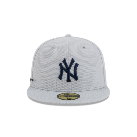 New York Yankees 2025 Clubhouse Gray 59FIFTY Fitted Hat