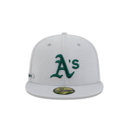 Oakland Athletics 2025 Clubhouse Gray 59FIFTY Fitted Hat