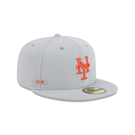 New York Mets 2025 Clubhouse Gray 59FIFTY Fitted Hat