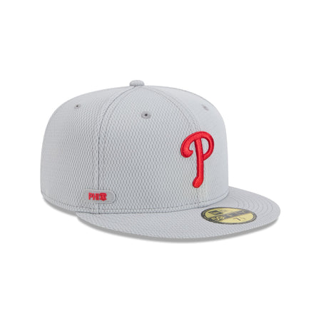 Philadelphia Phillies 2025 Clubhouse Gray 59FIFTY Fitted Hat