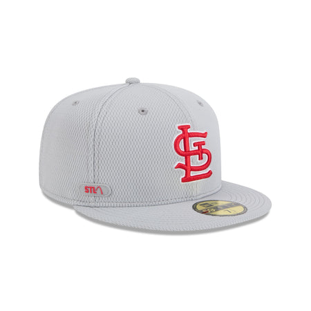 St. Louis Cardinals 2025 Clubhouse Gray 59FIFTY Fitted Hat