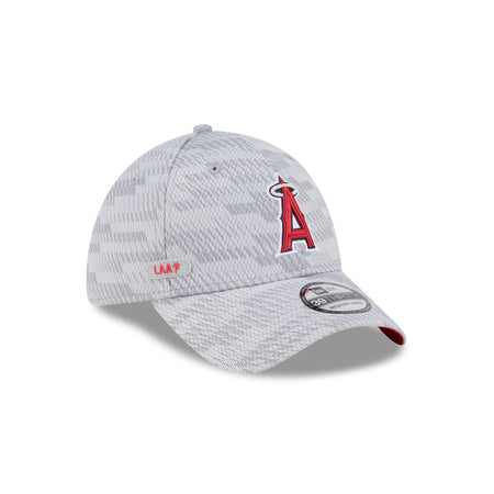 Los Angeles Angels 2025 Clubhouse Gray 39THIRTY Stretch Fit