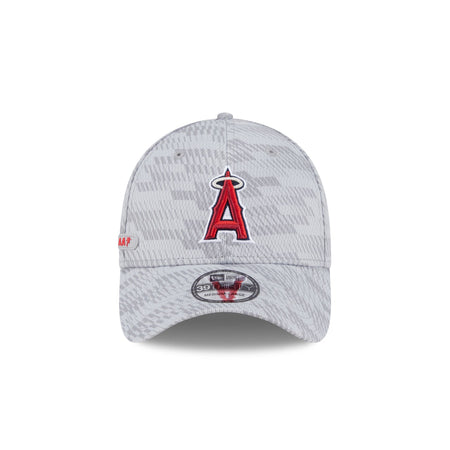 Los Angeles Angels 2025 Clubhouse Gray 39THIRTY Stretch Fit