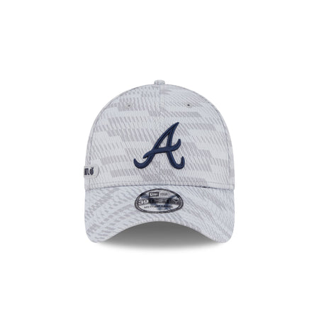 Atlanta Braves 2025 Clubhouse Gray 39THIRTY Stretch Fit