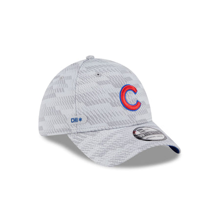 Chicago Cubs 2025 Clubhouse Gray 39THIRTY Stretch Fit